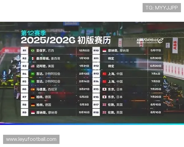 国际汽联公布FE第12赛季完整赛程,涵盖全球12站比赛 国际汽联公布FE第12赛季完整赛程,涵盖全球12站比赛